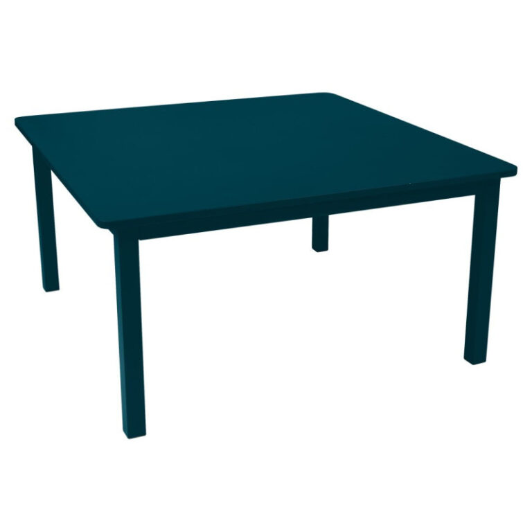 FERMOB - Table à manger FERMOB Craft 143x143cm en métal - 25 coloris