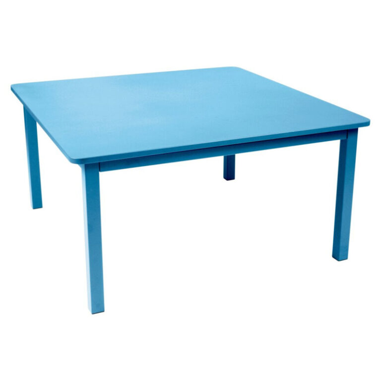 FERMOB - Table à manger FERMOB Craft 143x143cm en métal - 25 coloris