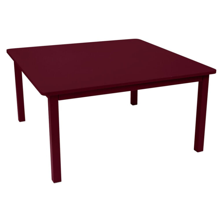 FERMOB - Table à manger FERMOB Craft 143x143cm en métal - 25 coloris