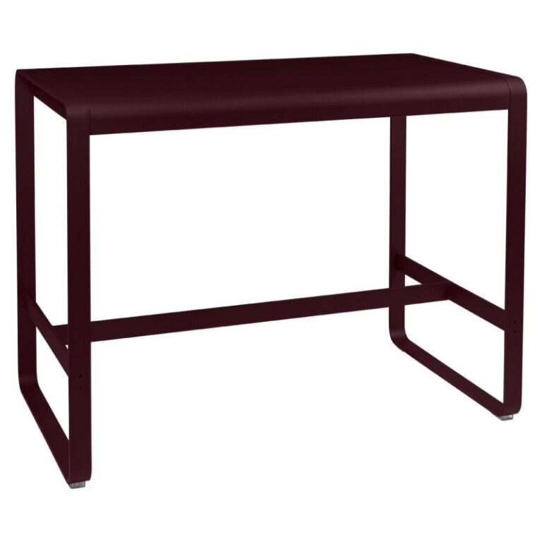 FERMOB - Table à manger rectangulaire mi-hauteur FERMOB Bellevie 140x80cm en métal - 25 coloris
