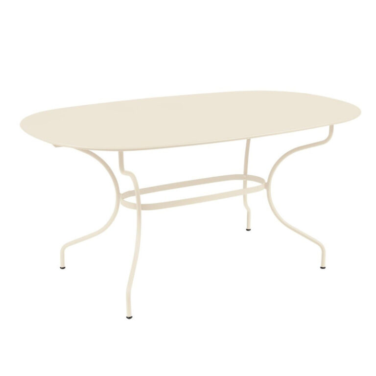 FERMOB - Table à manger ovale FERMOB Opéra+ 160x90cm en métal - 25 coloris