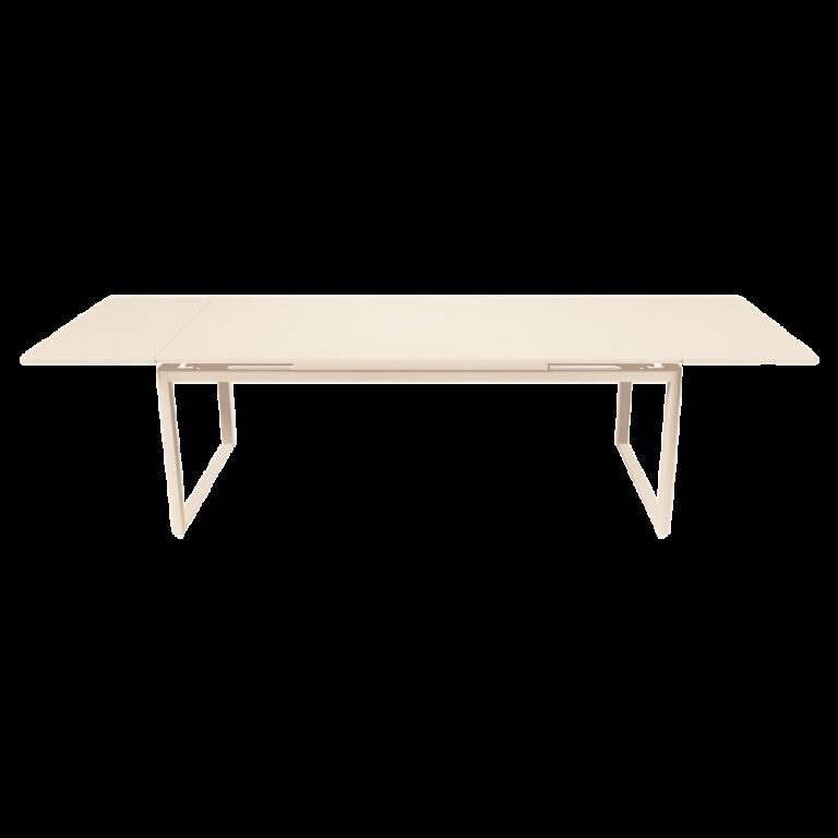 FERMOB - Table à manger rectangulaire FERMOB Biarritz avec allonges 200/300x100cm en métal - 25 coloris