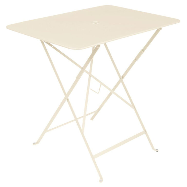 FERMOB - Table à manger rectangulaire FERMOB Bistro 77x57cm en métal - 25 coloris