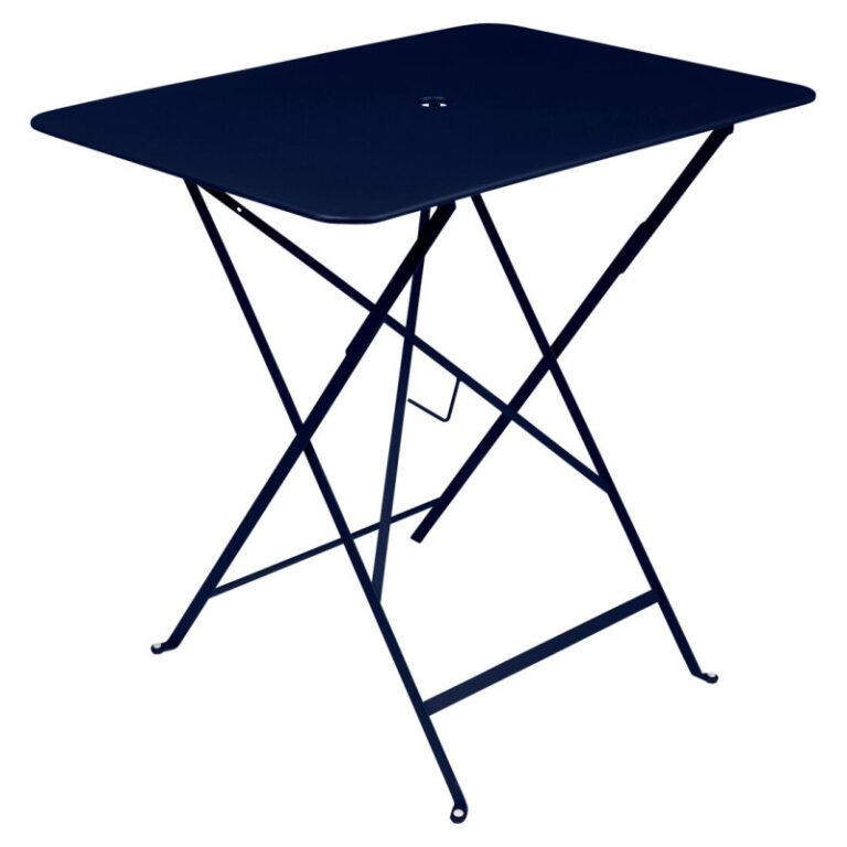 FERMOB - Table à manger rectangulaire FERMOB Bistro 77x57cm en métal - 25 coloris