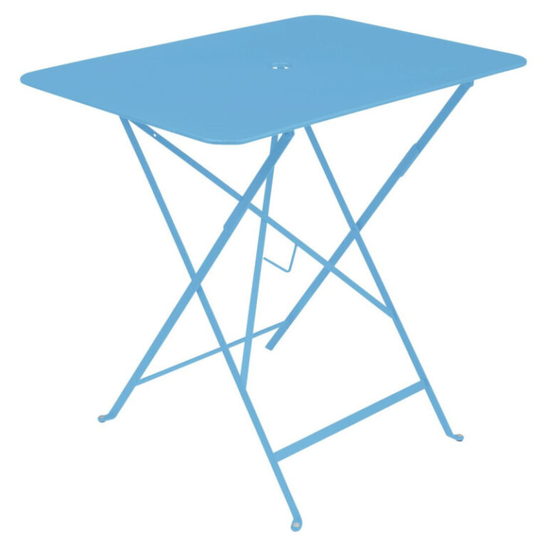 FERMOB - Table à manger rectangulaire FERMOB Bistro 77x57cm en métal - 25 coloris