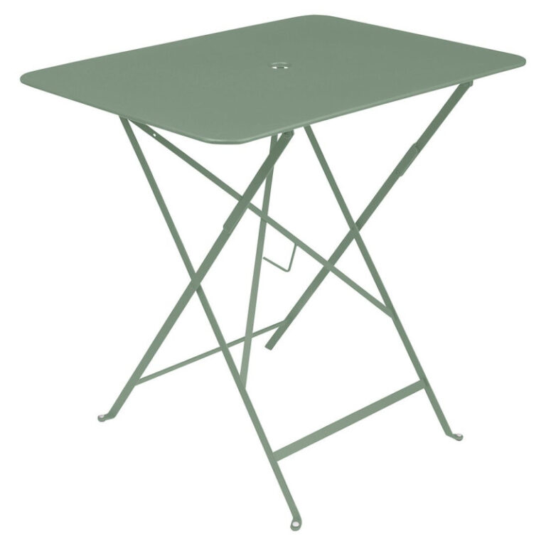 FERMOB - Table à manger rectangulaire FERMOB Bistro 77x57cm en métal - 25 coloris