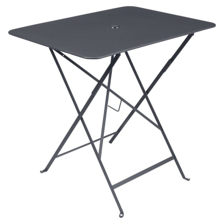 FERMOB - Table à manger rectangulaire FERMOB Bistro 77x57cm en métal - 25 coloris