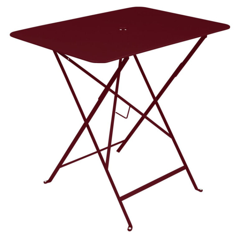 FERMOB - Table à manger rectangulaire FERMOB Bistro 77x57cm en métal - 25 coloris