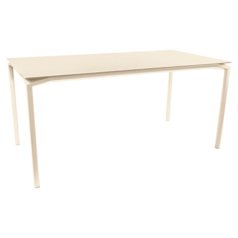 FERMOB - Table à manger rectangulaire FERMOB Calvi 160x80cm en métal - 25 coloris