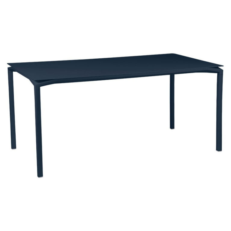 FERMOB - Table à manger rectangulaire FERMOB Calvi 160x80cm en métal - 25 coloris