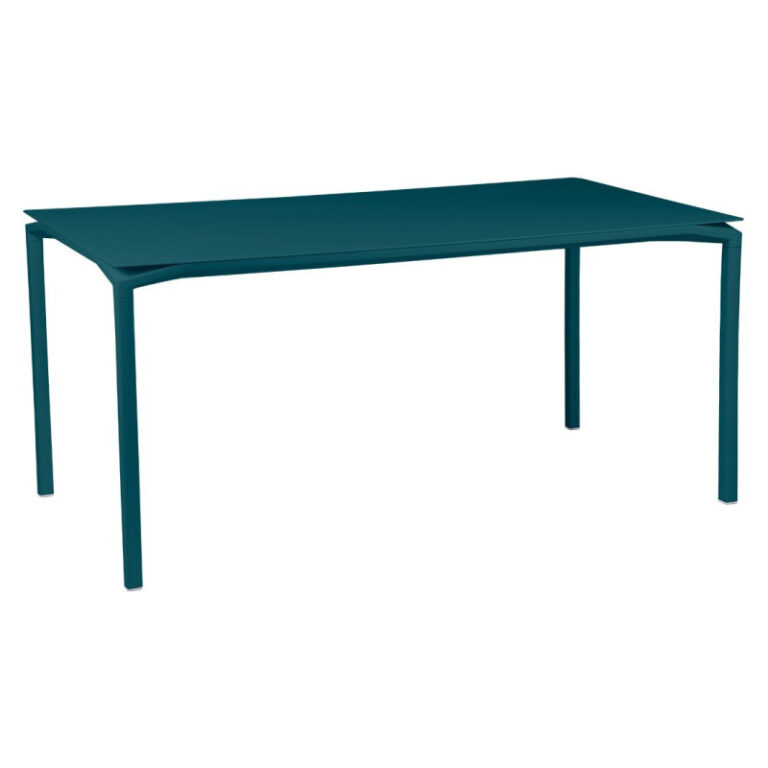 FERMOB - Table à manger rectangulaire FERMOB Calvi 160x80cm en métal - 25 coloris