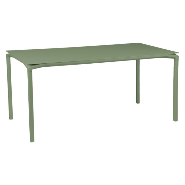 FERMOB - Table à manger rectangulaire FERMOB Calvi 160x80cm en métal - 25 coloris