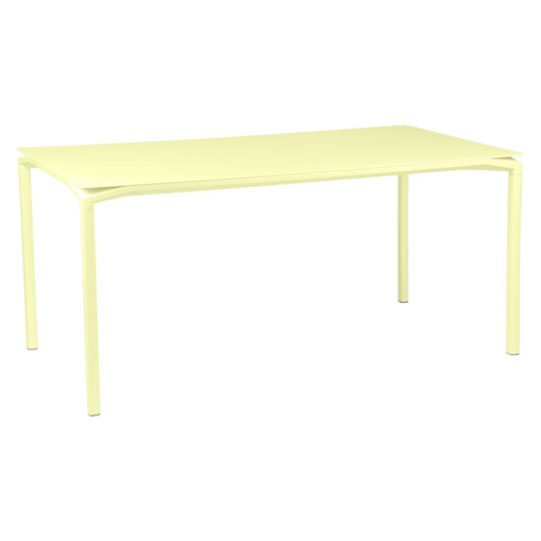 FERMOB - Table à manger rectangulaire FERMOB Calvi 160x80cm en métal - 25 coloris