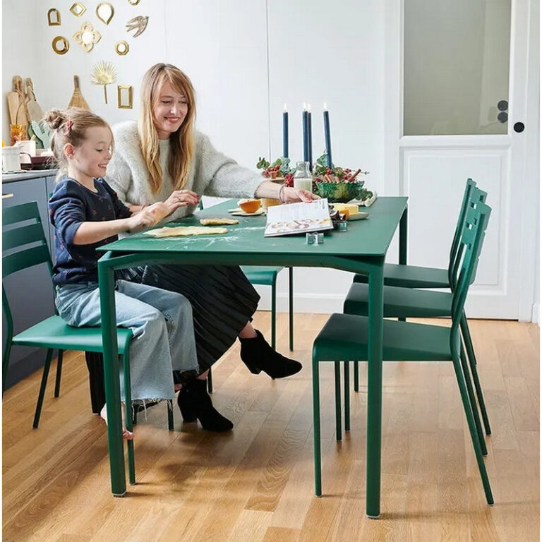 FERMOB - Table à manger rectangulaire FERMOB Calvi 195x95cm en métal - 25 coloris