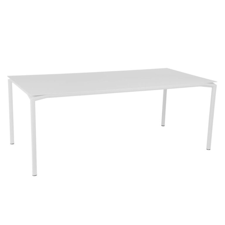 FERMOB - Table à manger rectangulaire FERMOB Calvi 195x95cm en métal - 25 coloris