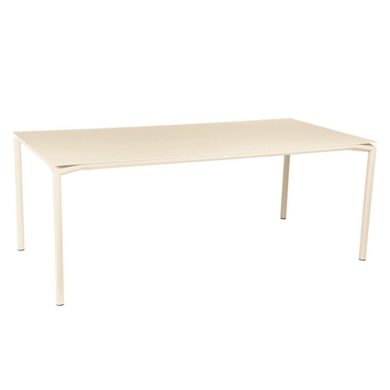 FERMOB - Table à manger rectangulaire FERMOB Calvi 195x95cm en métal - 25 coloris