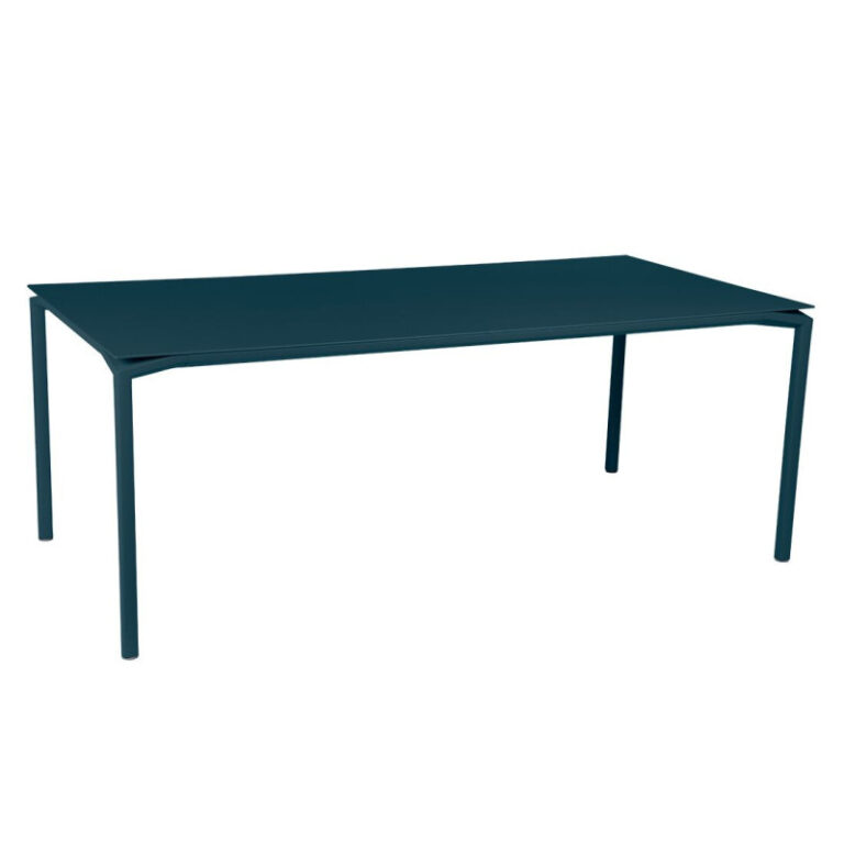FERMOB - Table à manger rectangulaire FERMOB Calvi 195x95cm en métal - 25 coloris