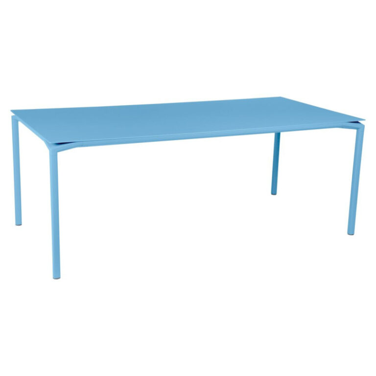 FERMOB - Table à manger rectangulaire FERMOB Calvi 195x95cm en métal - 25 coloris
