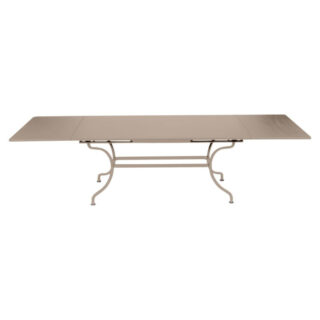 Table à manger rectangulaire FERMOB Romane avec allonges 200/300x100cm en métal – 25 coloris par la marque Fermob Fermob - Table à manger rectangulaire FERMOB Romane avec allonges 200/300x100cm en métal – 25 coloris