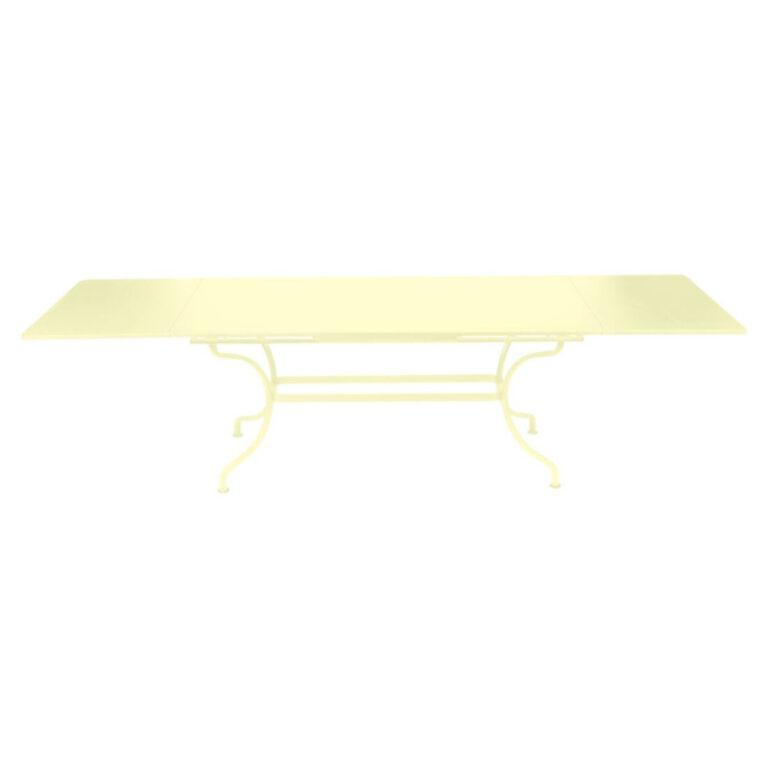 FERMOB - Table à manger rectangulaire FERMOB Romane avec allonges 200/300x100cm en métal - 25 coloris