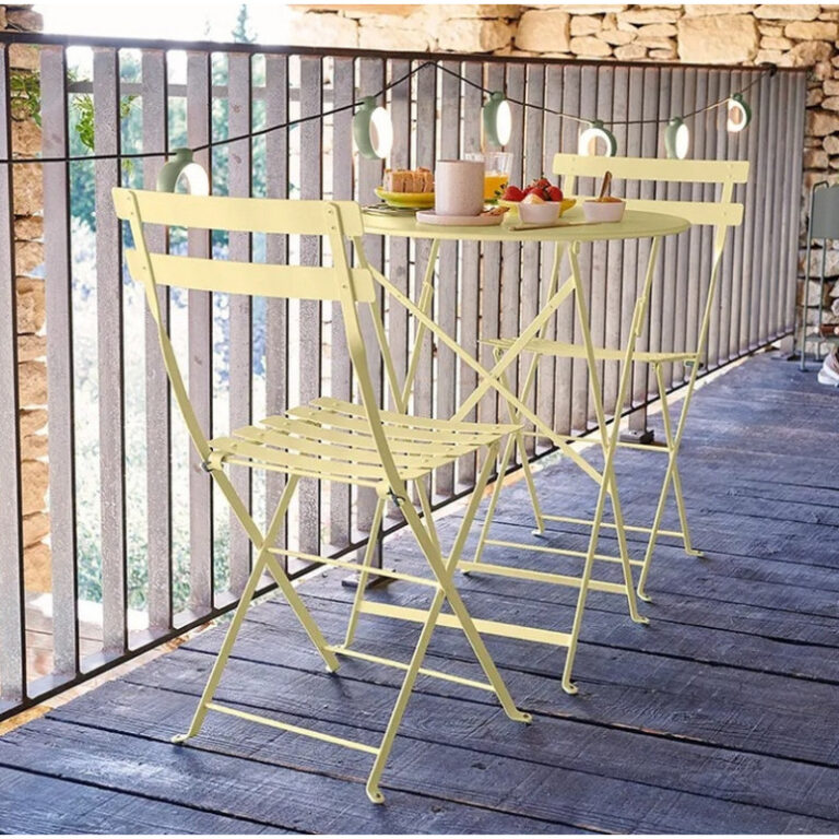 FERMOB - Table à manger ronde FERMOB Bistro 60cm en métal - 25 coloris