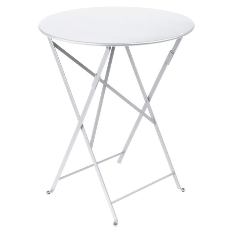 FERMOB - Table à manger ronde FERMOB Bistro 60cm en métal - 25 coloris