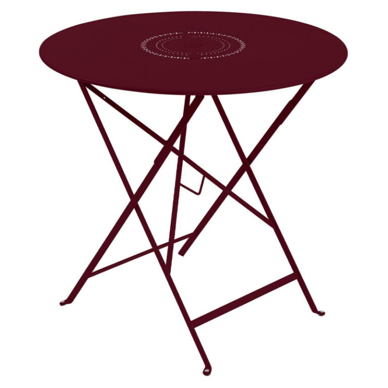 table a manger ronde fermob floreal 77cm en metal 25 coloris FERMOB - Table à manger ronde FERMOB Floréal 77cm en métal - 25 coloris