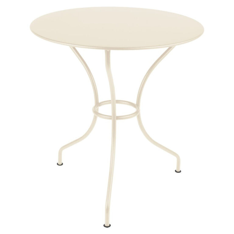 FERMOB - Table à manger ronde FERMOB Opéra+ 67cm en métal - 25 coloris