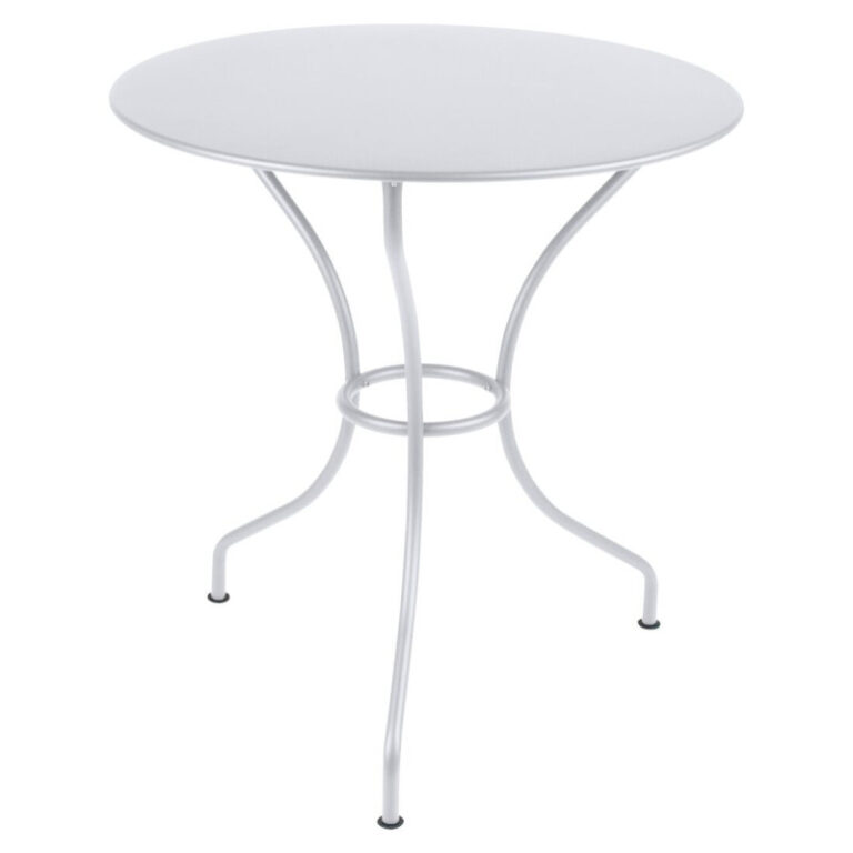 FERMOB - Table à manger ronde FERMOB Opéra+ 67cm en métal - 25 coloris