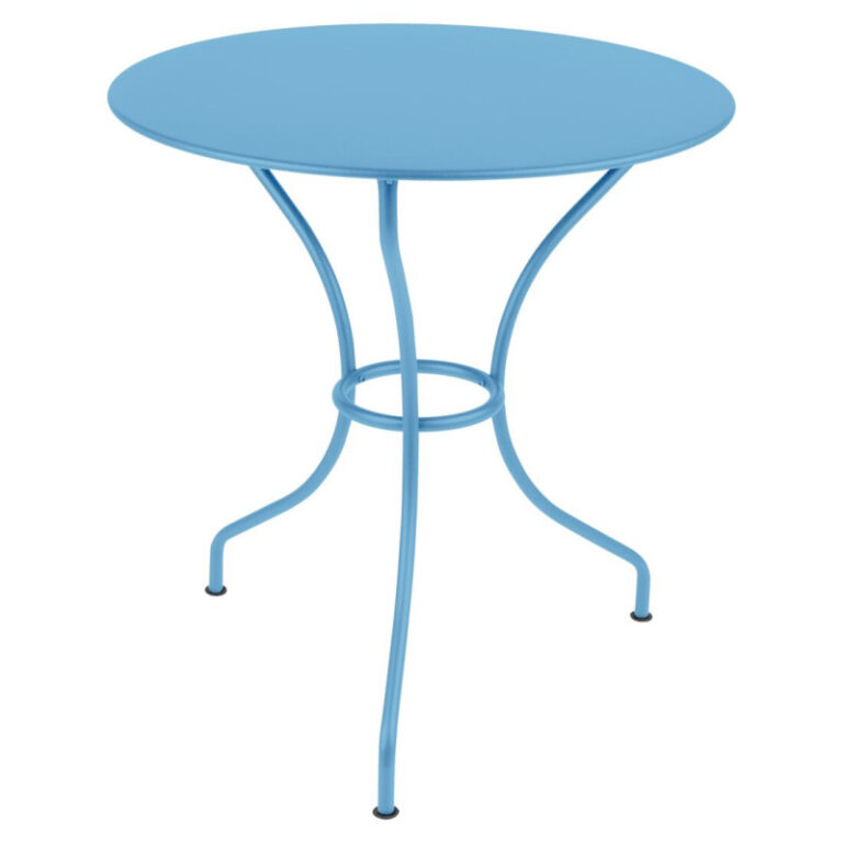 FERMOB - Table à manger ronde FERMOB Opéra+ 67cm en métal - 25 coloris