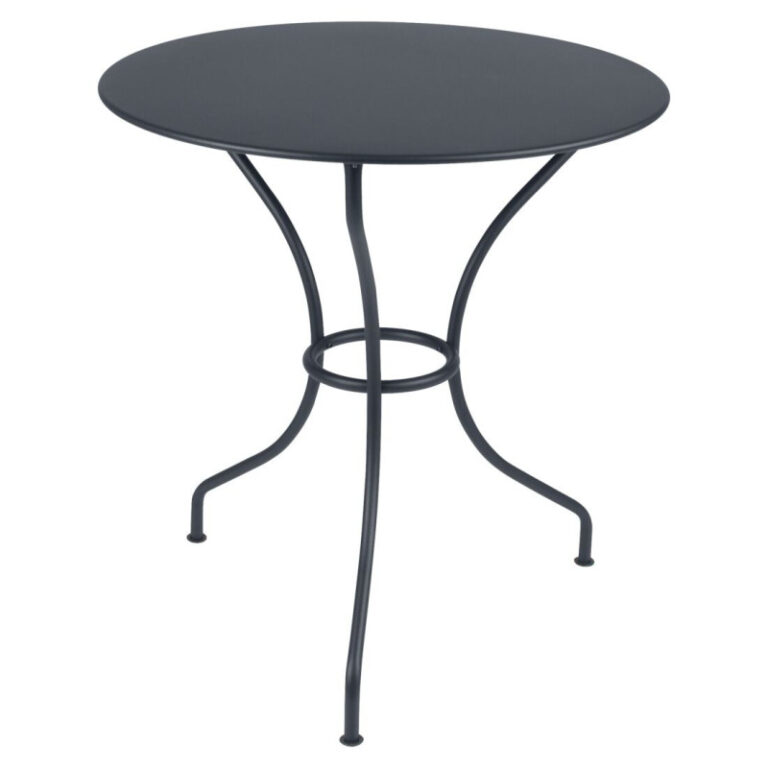 FERMOB - Table à manger ronde FERMOB Opéra+ 67cm en métal - 25 coloris
