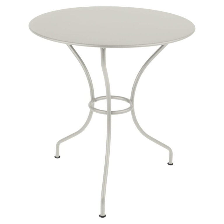 FERMOB - Table à manger ronde FERMOB Opéra+ 67cm en métal - 25 coloris