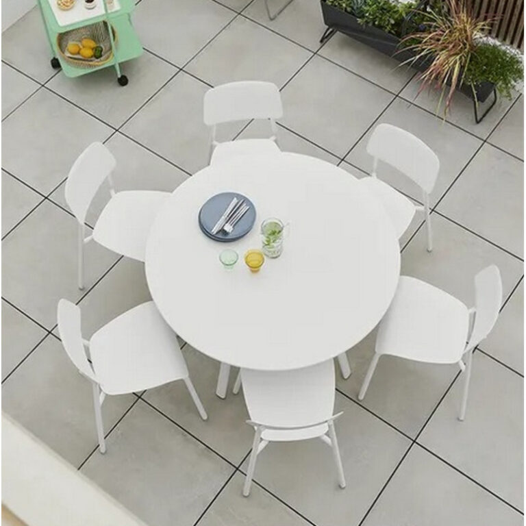 table a manger ronde fermob so o 117cm en metal 25 coloris FERMOB - Table à manger ronde FERMOB So'o 117cm en métal - 25 coloris
