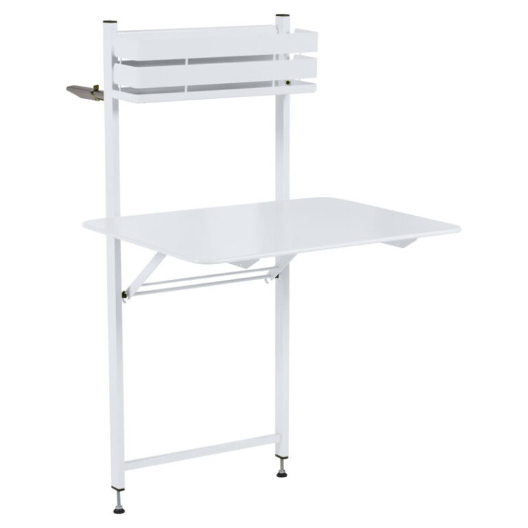 FERMOB - Table balcon rectangulaire FERMOB Bistro 57x77cm en métal - 25 coloris