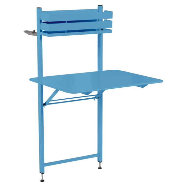 FERMOB - Table balcon rectangulaire FERMOB Bistro 57x77cm en métal - 25 coloris