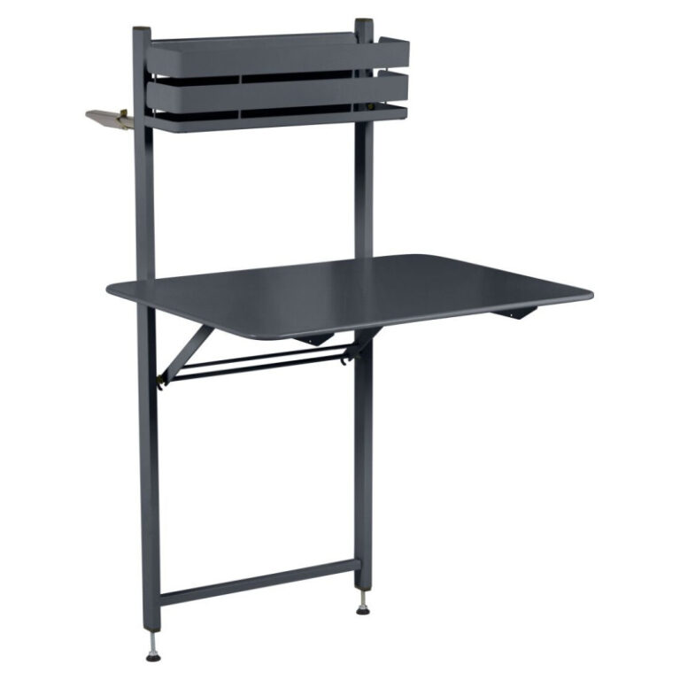 FERMOB - Table balcon rectangulaire FERMOB Bistro 57x77cm en métal - 25 coloris