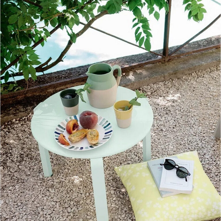 table basse fermob alize 48cm en metal 25 coloris FERMOB - Table basse ronde FERMOB Alizé 48cm en métal - 25 coloris