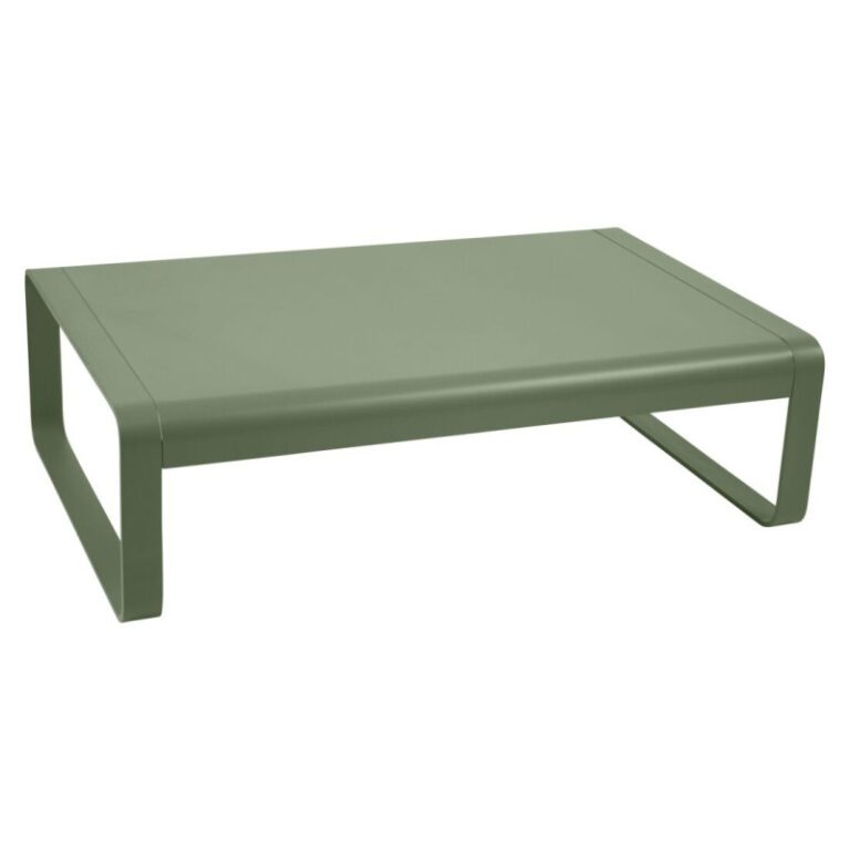 FERMOB - Table basse rectangulaire FERMOB Bellevie 103x75cm en métal - 25 coloris