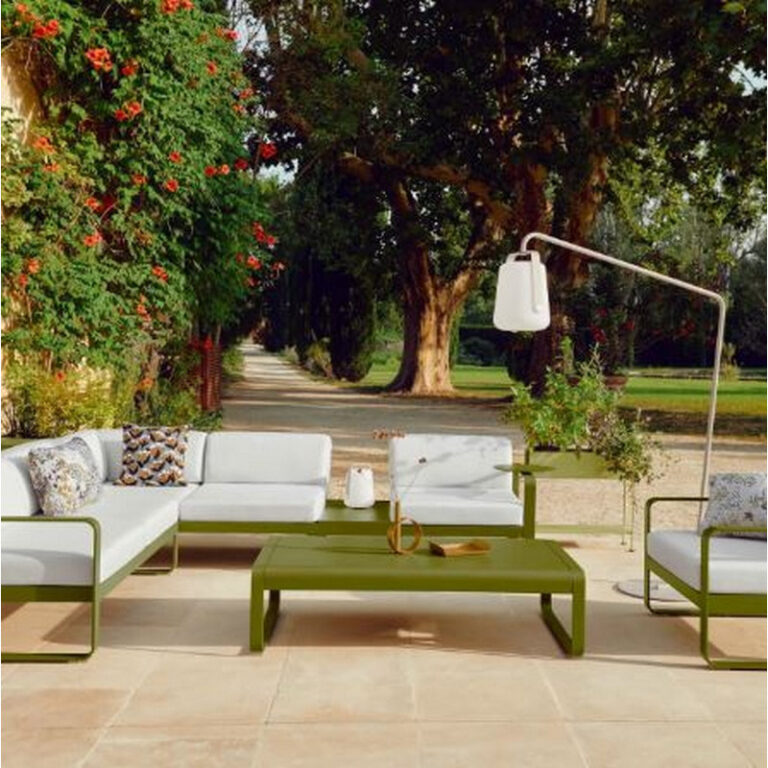FERMOB - Table basse rectangulaire FERMOB Bellevie 138x80cm en métal - 25 coloris