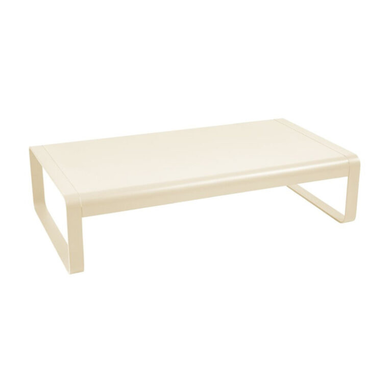FERMOB - Table basse rectangulaire FERMOB Bellevie 138x80cm en métal - 25 coloris