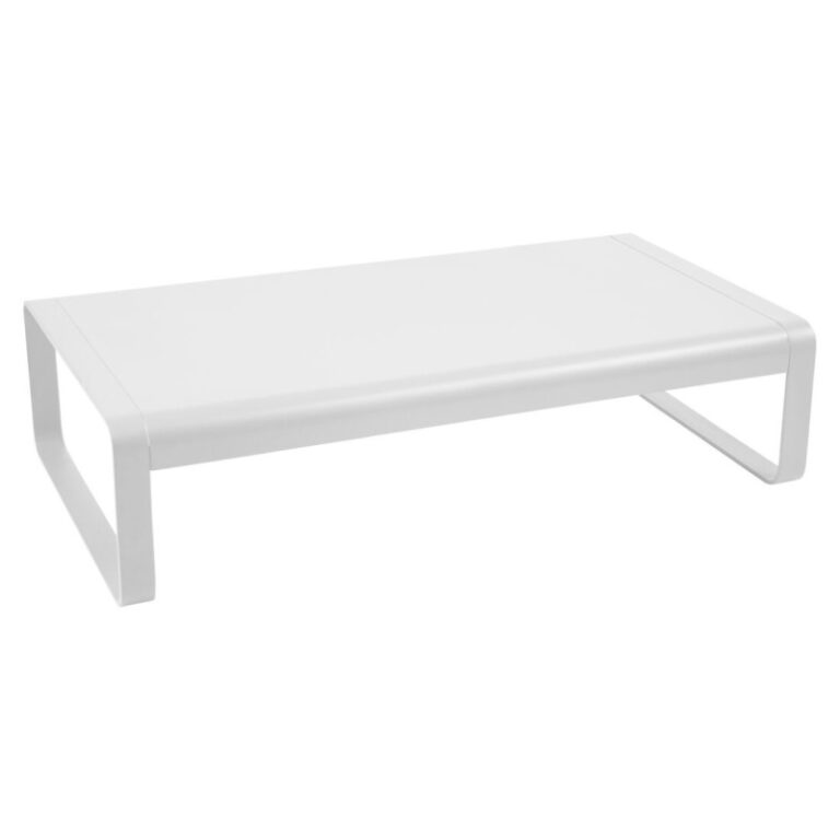 FERMOB - Table basse rectangulaire FERMOB Bellevie 138x80cm en métal - 25 coloris