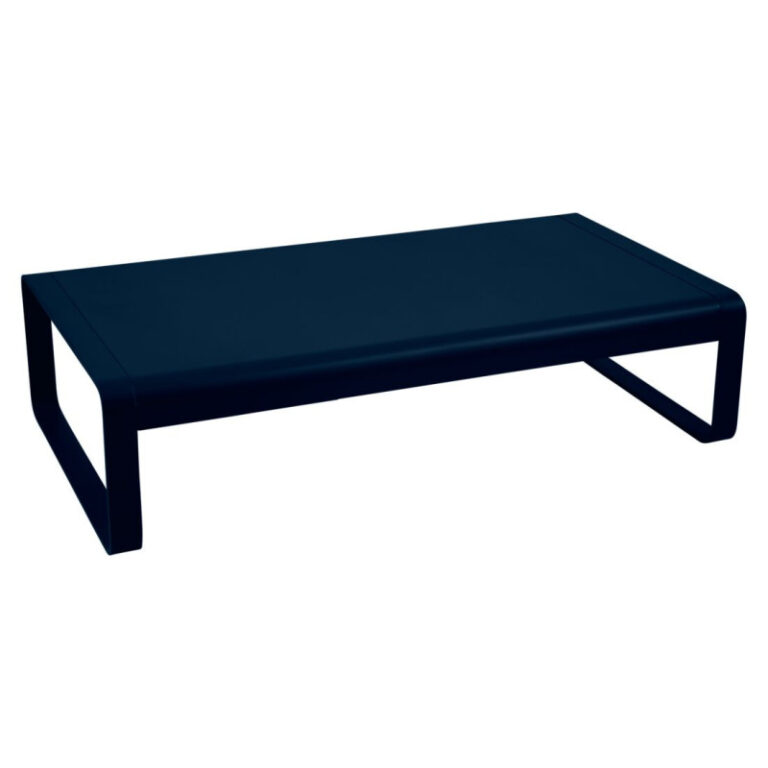 FERMOB - Table basse rectangulaire FERMOB Bellevie 138x80cm en métal - 25 coloris