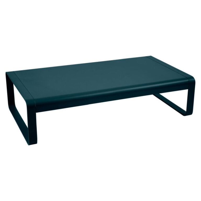 FERMOB - Table basse rectangulaire FERMOB Bellevie 138x80cm en métal - 25 coloris