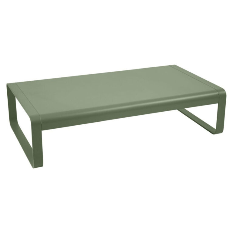 FERMOB - Table basse rectangulaire FERMOB Bellevie 138x80cm en métal - 25 coloris