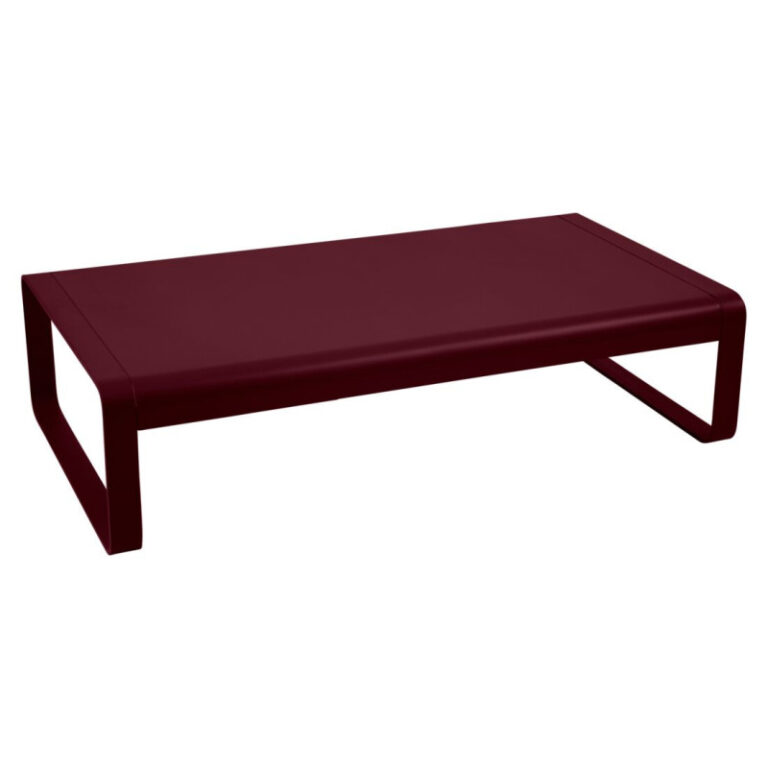 FERMOB - Table basse rectangulaire FERMOB Bellevie 138x80cm en métal - 25 coloris