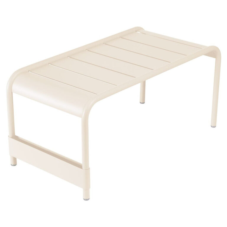 FERMOB - Table basse rectangulaire FERMOB Luxembourg 86x44cm en métal - 25 coloris
