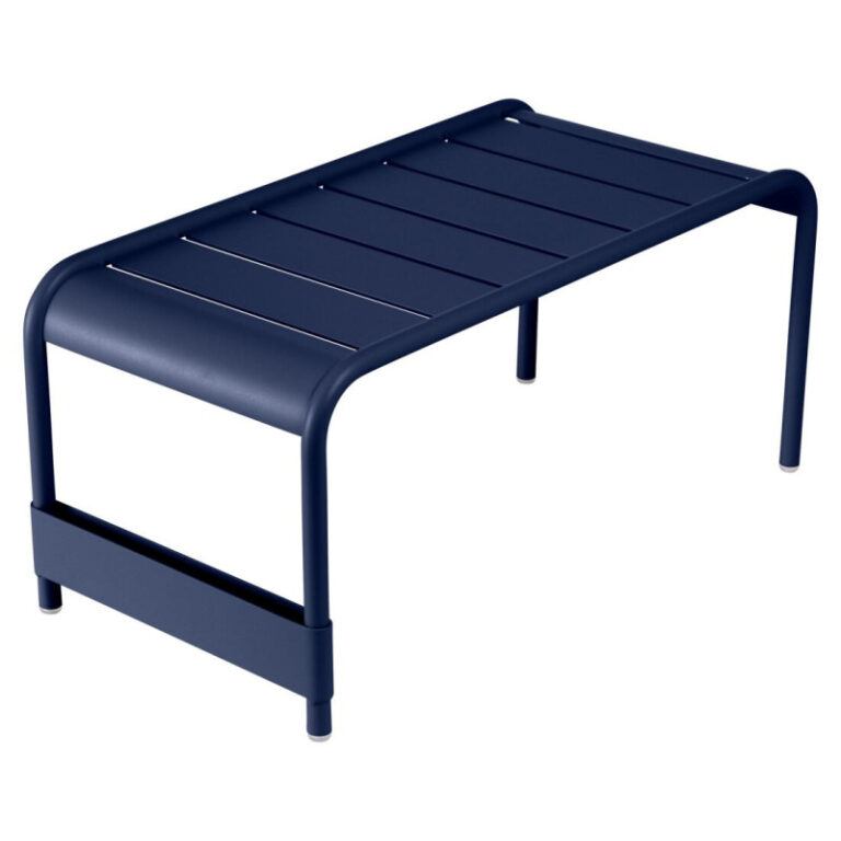 FERMOB - Table basse rectangulaire FERMOB Luxembourg 86x44cm en métal - 25 coloris