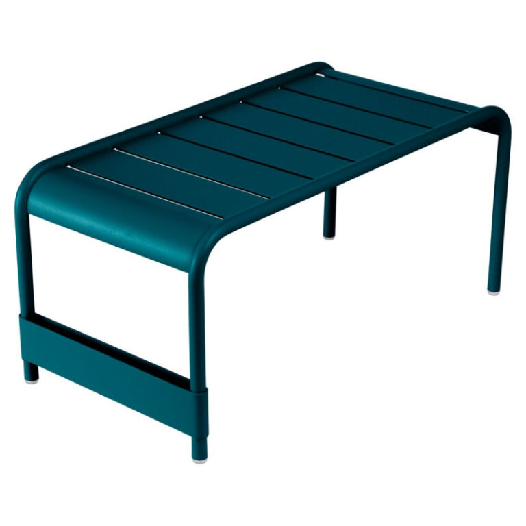 FERMOB - Table basse rectangulaire FERMOB Luxembourg 86x44cm en métal - 25 coloris