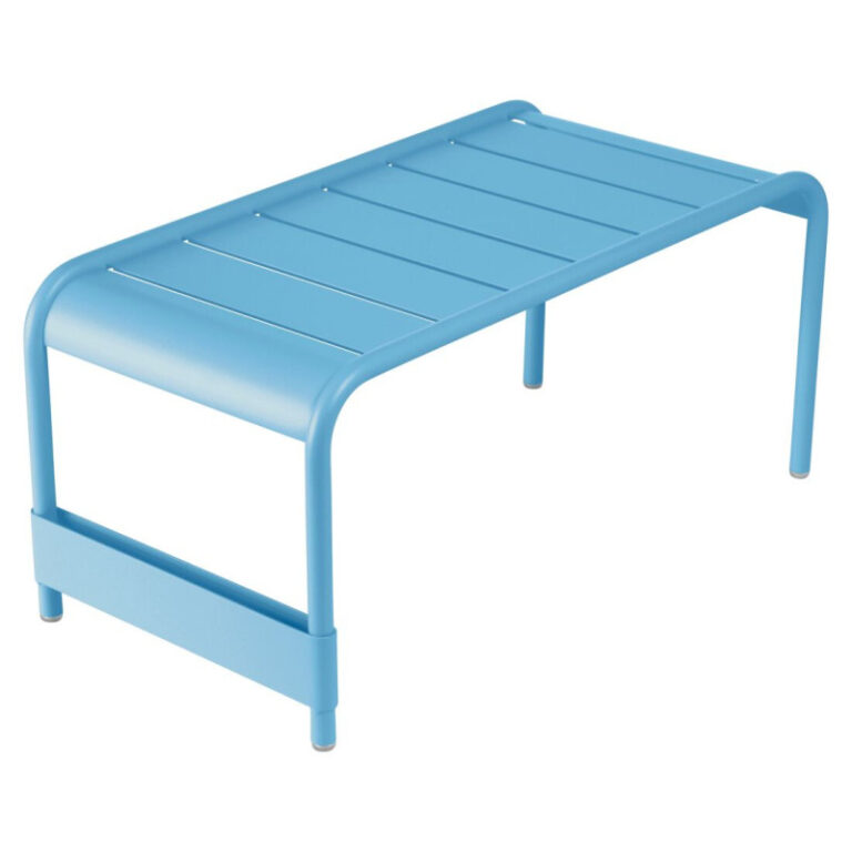 FERMOB - Table basse rectangulaire FERMOB Luxembourg 86x44cm en métal - 25 coloris