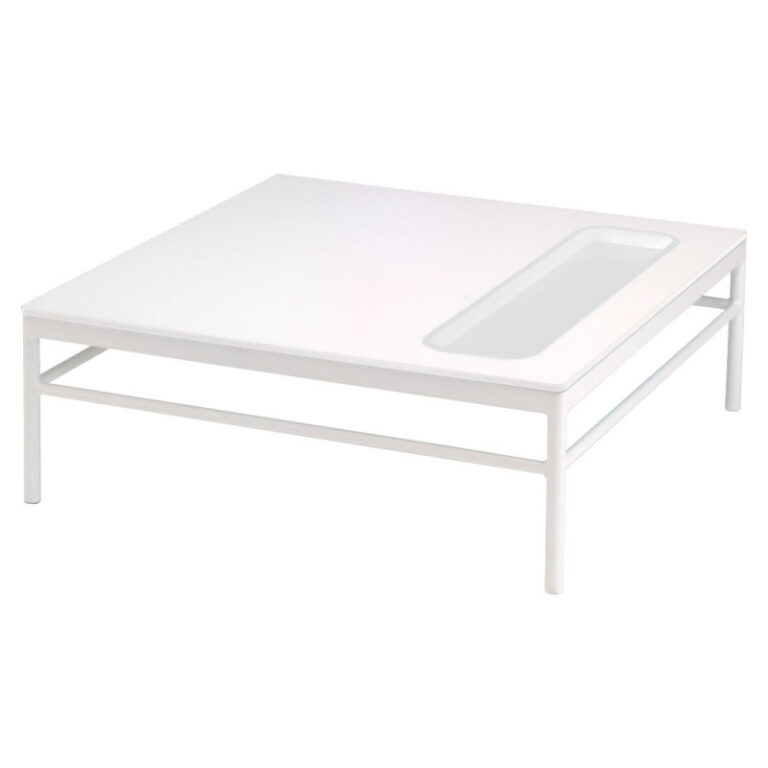 FERMOB - Table basse carrée FERMOB Rivage 85x85cm en métal - 7 coloris